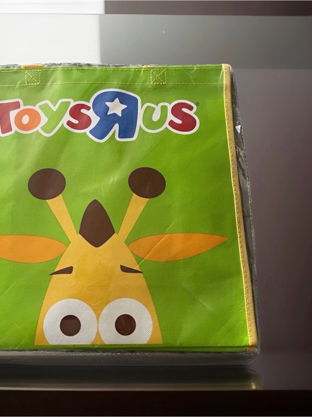 Green Giraffe Tote Bag